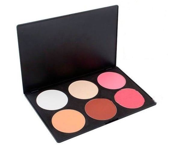 PALETA DE 6 CORES DE BLUSH E CONTORNO II