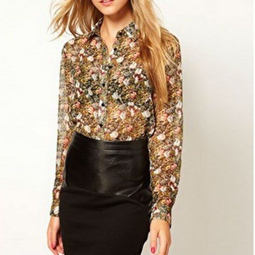 BLUSA FLORAL TRANSPARENTE