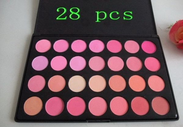 PALETA COM 28 CORES DE BLUSHS