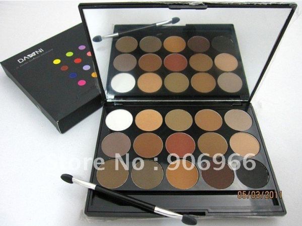 Paleta de sombras -15 cores  mate